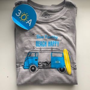 30A Grey Tee-shirt unisex size S and sticker